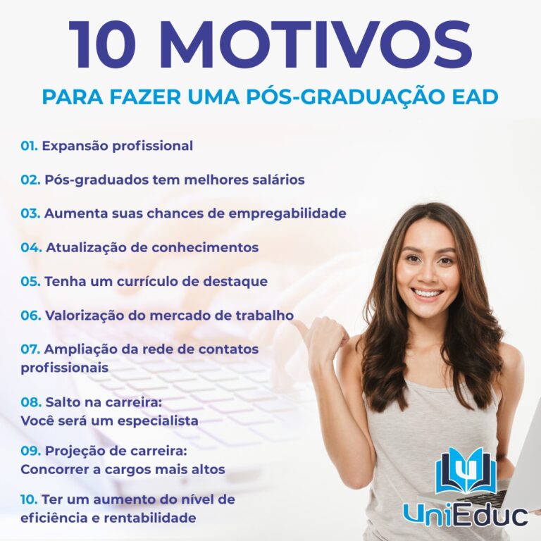 Motivos para fazer uma Pós-Graduação EAD