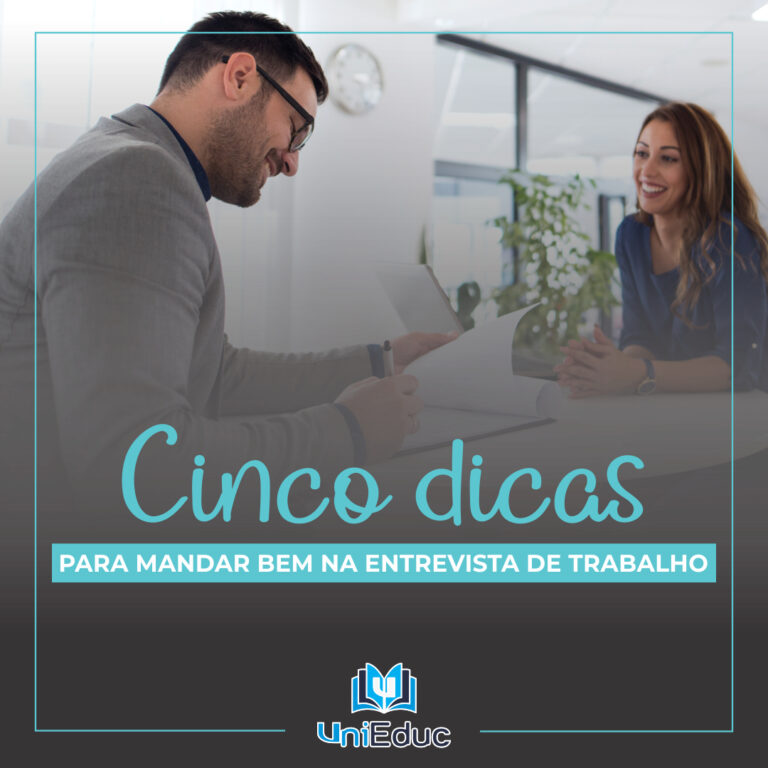 Cinco dicas para mandar bem na entrevista de trabalho